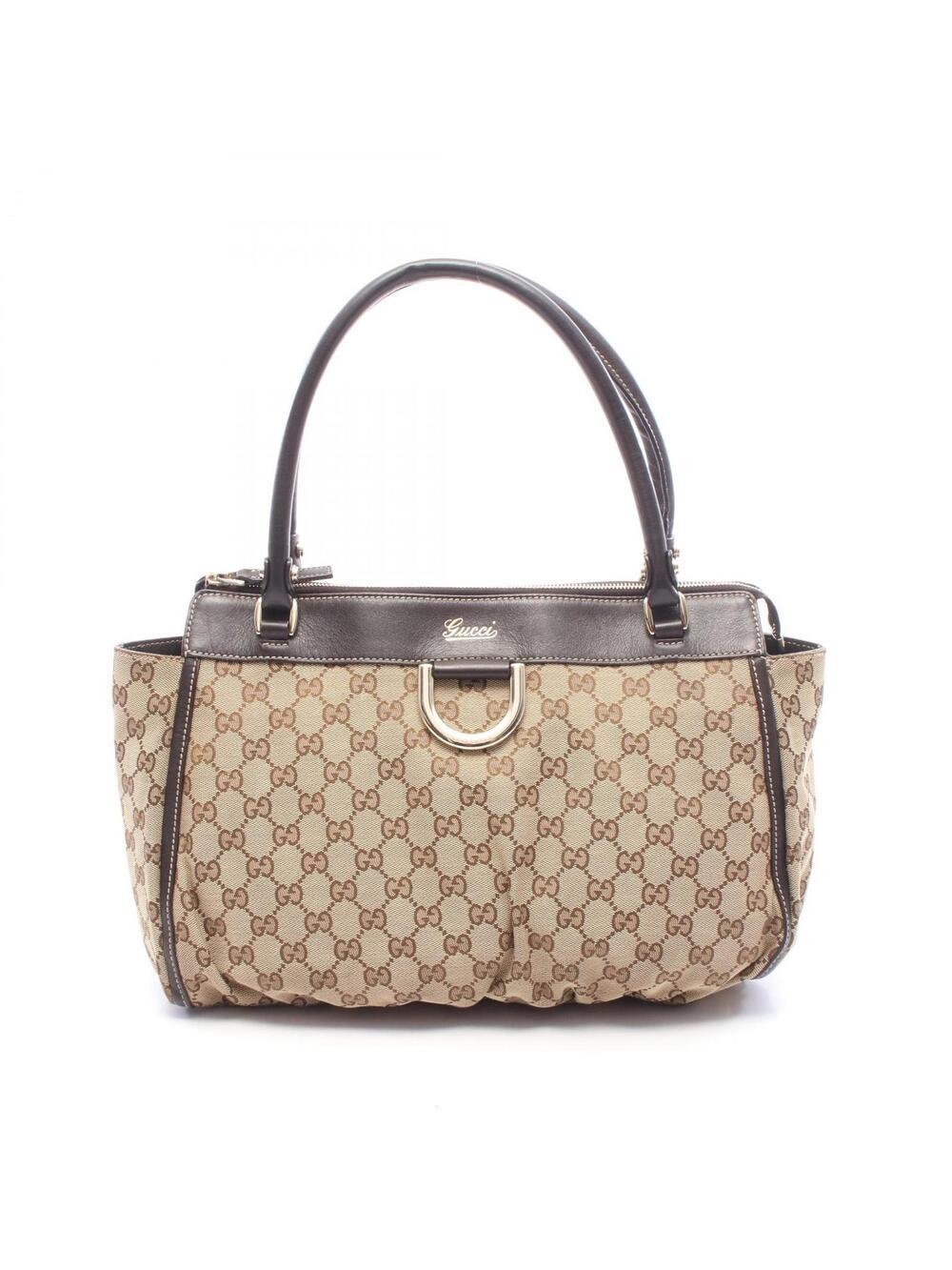 Gucci Abbey Gg Canvas Tote Shoulder Bag #367286G69B